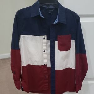 Tommy Hilfiger long sleeves button up casual shirt medium